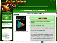 Tablet Screenshot of casino-cadeaux.fr